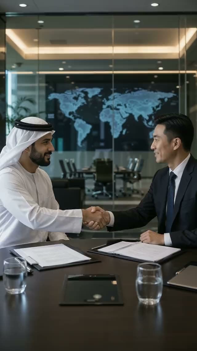 International trade partnership at work