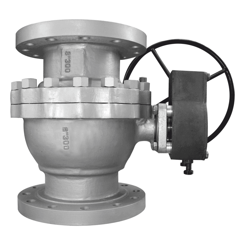 Trunnion side-entry ball valve